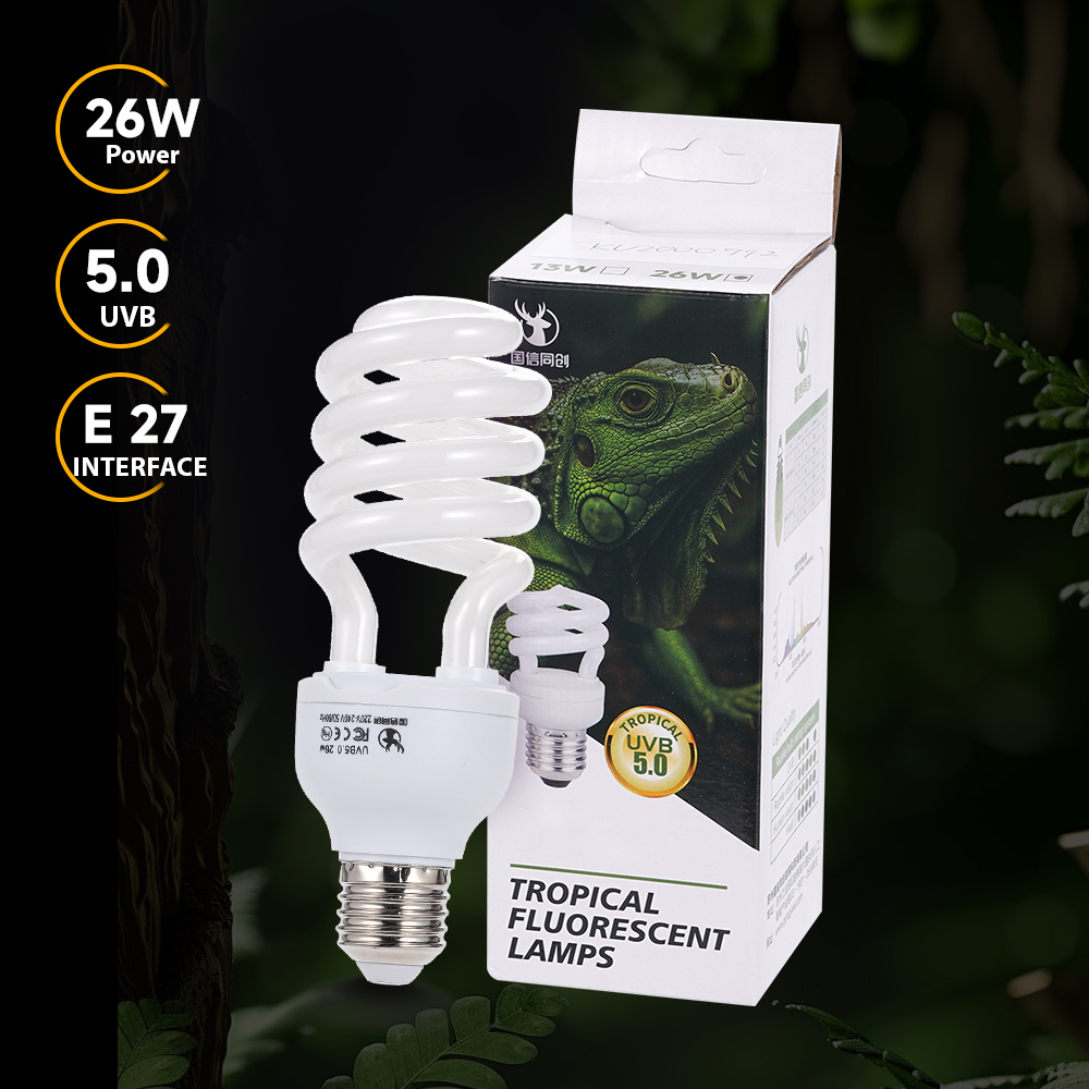 Reptile UVB Light Bulb26W5.0E2 - Calcium Powder Reptile review and price