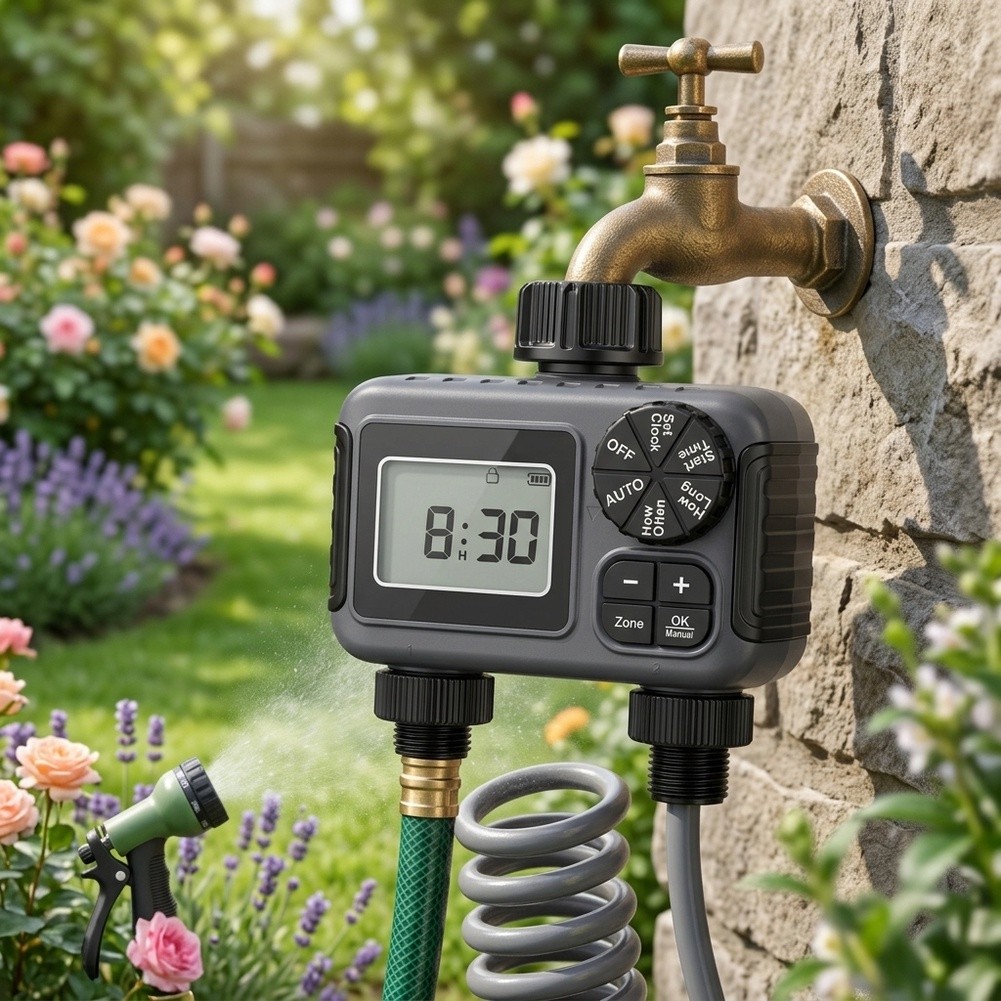 Garden Irrigation Timer Dual O - Timer Dual Outlet review and price