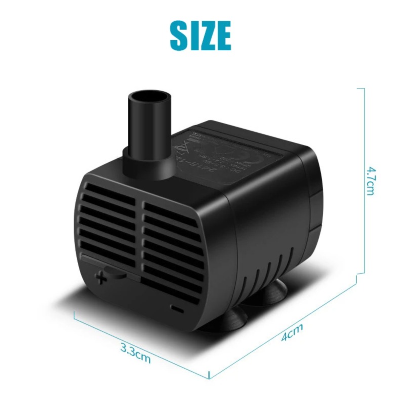 Silent USB Water Pump DC 5V Br - Terrarium Fogger Ultrasonic review and price